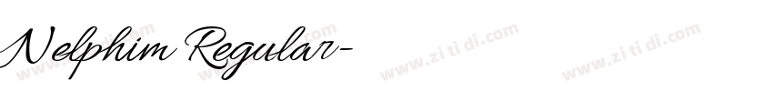 Nelphim Regular字体转换 Nelphim Regular字体转换